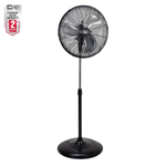 SIP 18" Oscillating Pedestal Fan with Adjustable Height and Variable Speed Settings