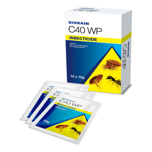 Digrain C40WP Wettable Powder Insecticide 15x10g – Saniworld