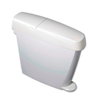P+L Sanibin 20L Feminine Pedal Bin – White