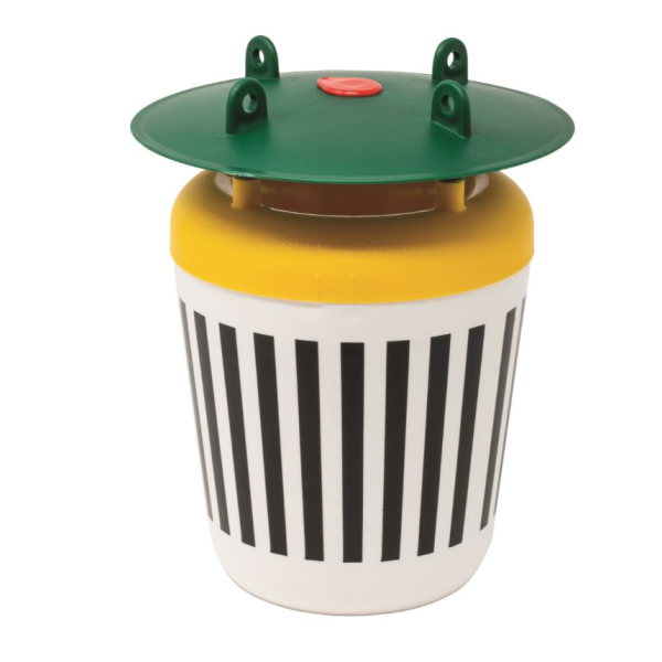 Exploding Pot Trap Trappit Moth Trap Black Stripe Funnel Pot โ Saniworld