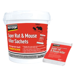 Pest-Stop Super Rat & Mouse Killer Bait Sachets - 6 x 25g