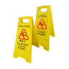 Dual Cleaning & Wet Floor Warning ‘A’ Frame Sign - Each