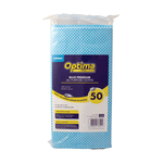 Optima Supreme Large Food Safe All Purpose Cloths - Pack of 50 - Various Colours