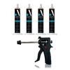 Addict Cockroach Killer Bait Gel 4 x 35g and Bait Gun Bundle