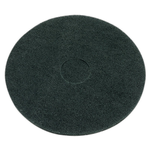 Black 15" Stripping Pad - Pack of 5 | Heavy Duty Floor Stripping for Dirt, Wax & Sealant Removal
