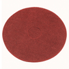 Red 15" Light Clean - Buffing Pad - Pack of 5 | High-Speed Floor Buffing & Light Cleaning