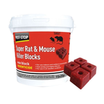 Bloques de cera para matar ratas y ratones - Bromadiolona (15 x 20 g)